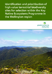 Identification and prioritisation of high value terrestrial biodiversity sites for selection within the Key Native Ecosystems Programme in the Wellington region preview