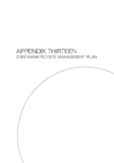 Appendix 13: Contaminated Site Management Plan preview