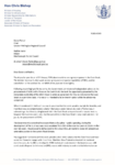 Letter from Minister Bishop re Cook Strait Rescue Capability preview