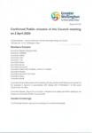 Confirmed Public minutes of the Council meeting on Thursday 2 April 2026 preview