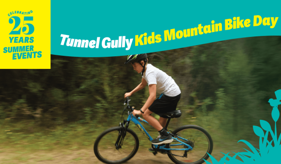 Facebook Banner Tunnel Gully Kids Mountainbike Day